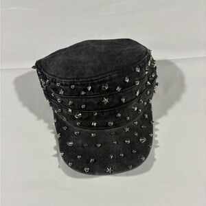 Hot Topic Black Studded Hat